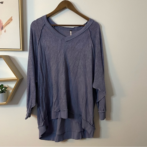 Free People Take It Off Sweatshirt Medium - Picture 2 of 6